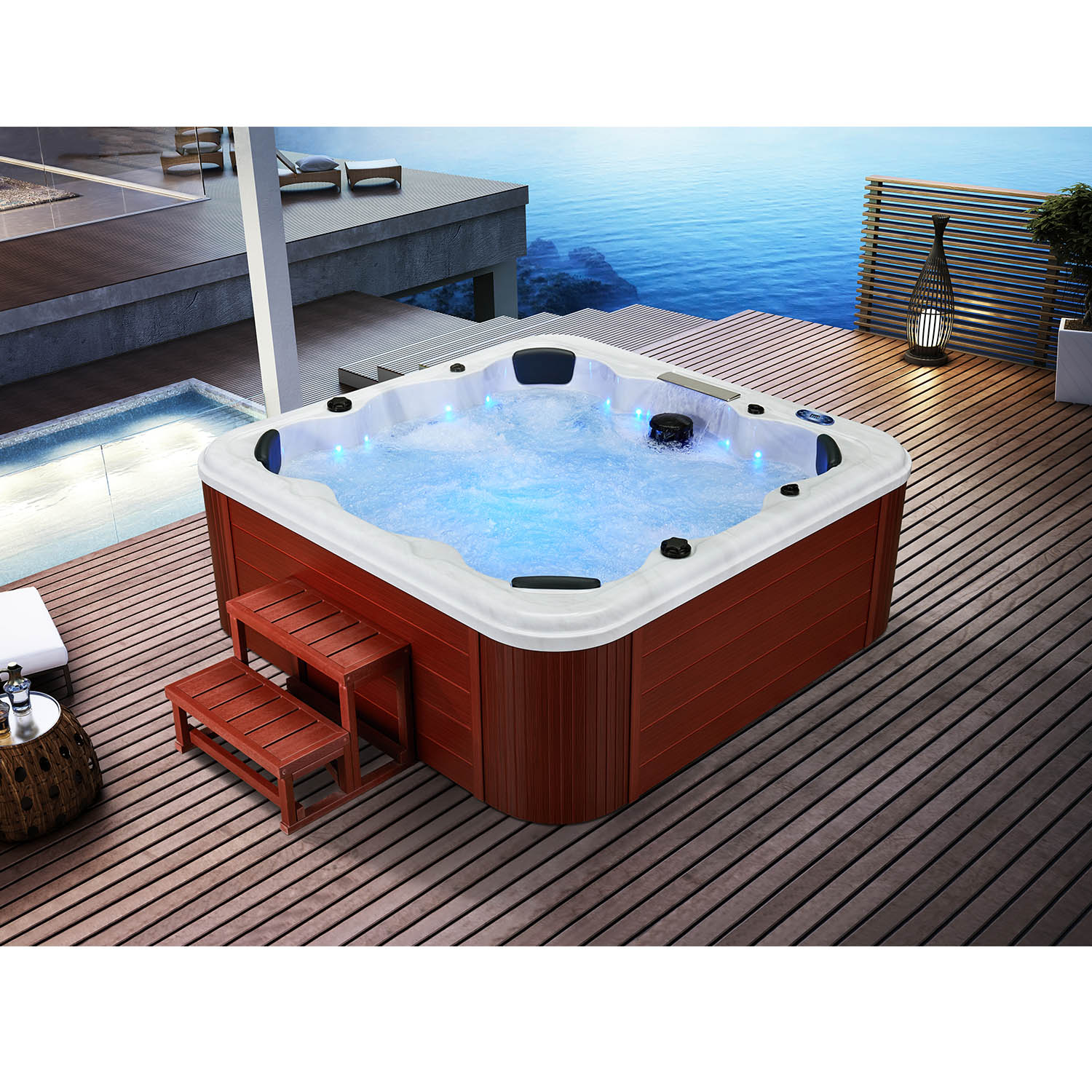 7 person luxury day spa garden hottub spa WS-299