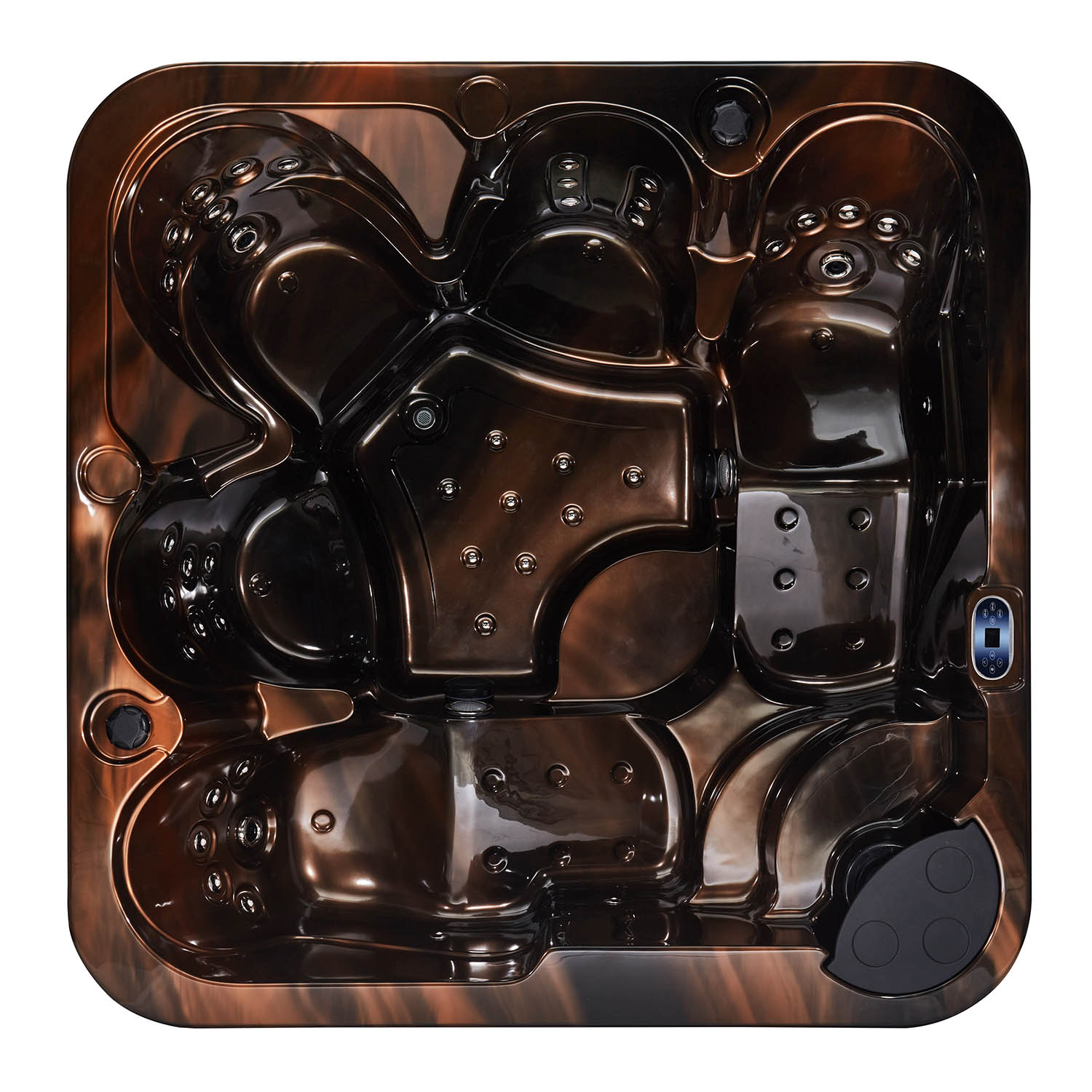 5 person acrylic luxury massage hot tubs WS-H01