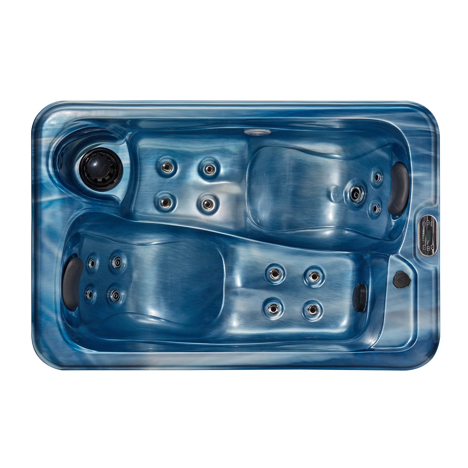 2 person acrylic sensaura spa tub WS-790D
