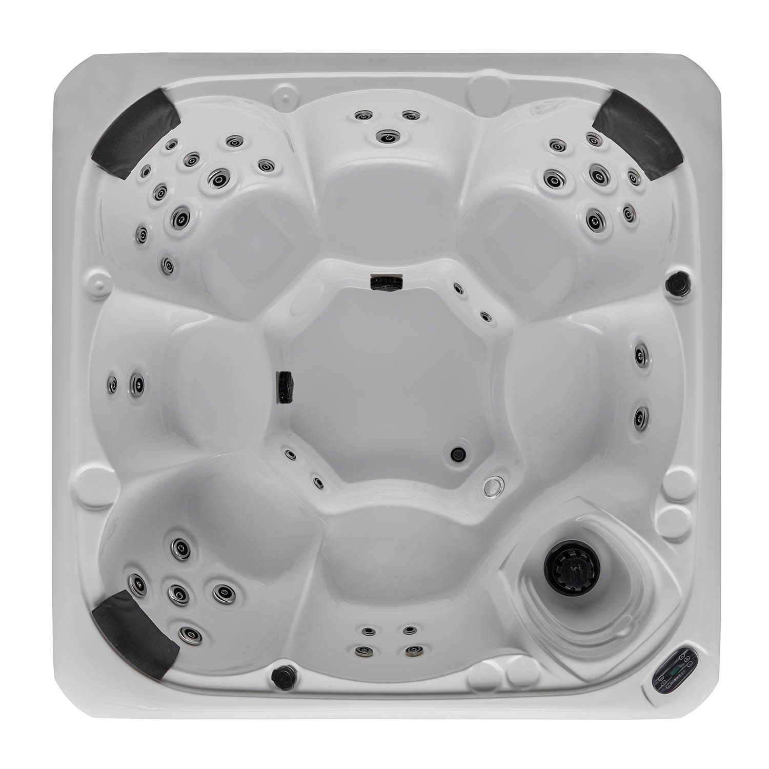 7 person high end massage colorful light hottub spa WS-694D