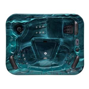 3 person luxury colorful light hottub spa WS-597D