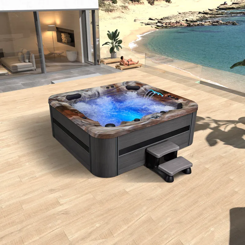 Système de chauffage de piscine spa de luxe pour 5 personnes baignoire spa WS-592H