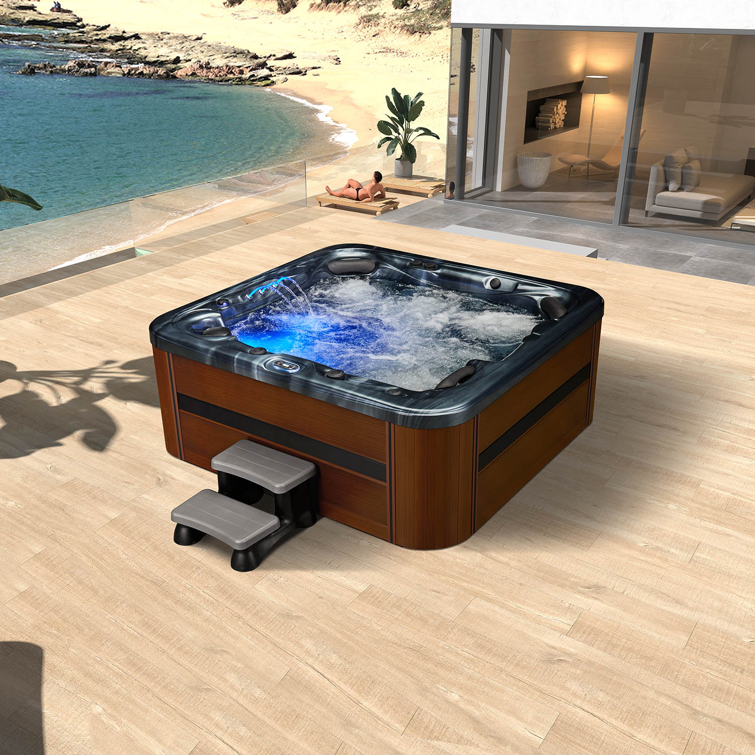 6 person high end spa luxury spa pool WS-593H