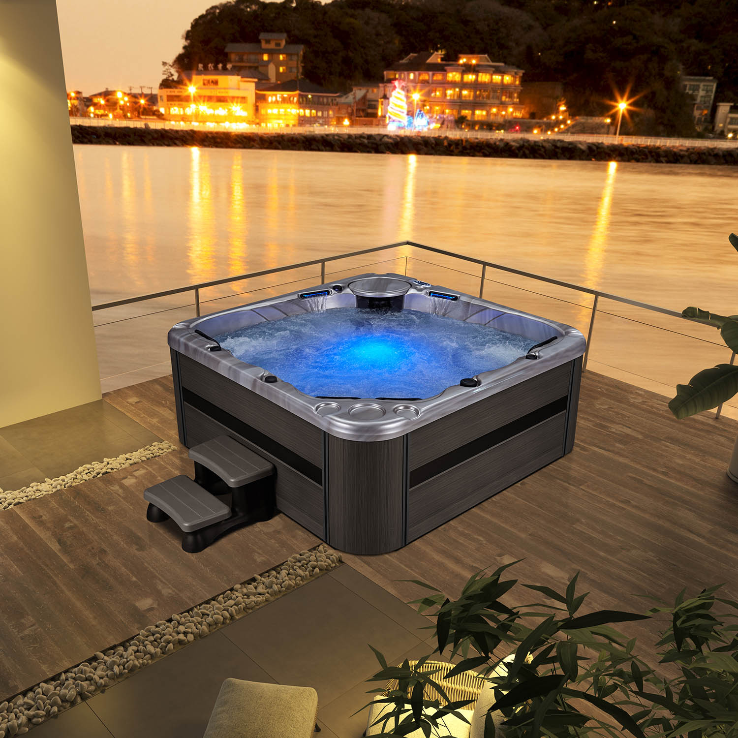 6 person fancy outdoor spa luxury beauty spa tub WS-598H