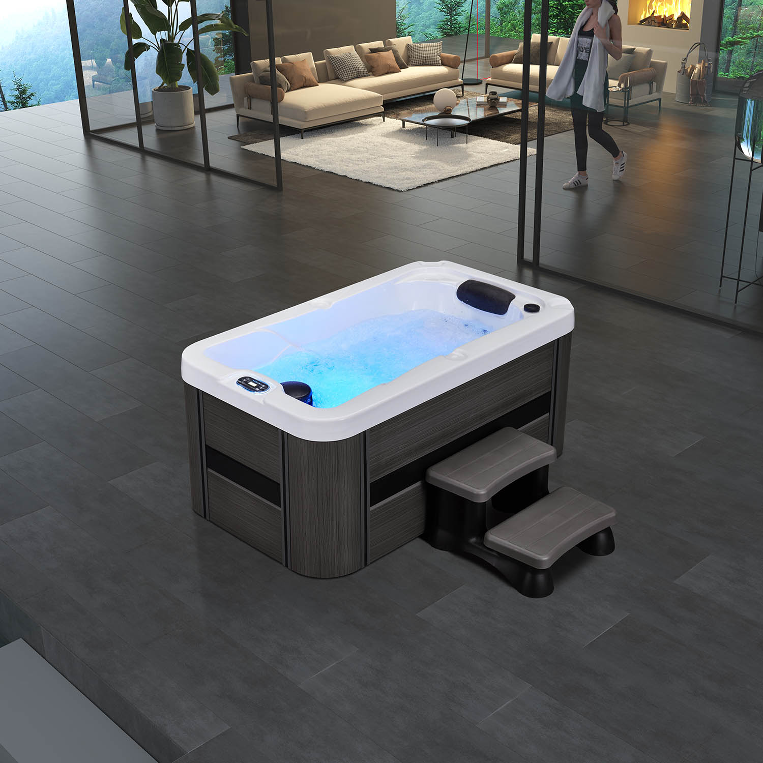 1 person world luxury health massage spa WS-599H