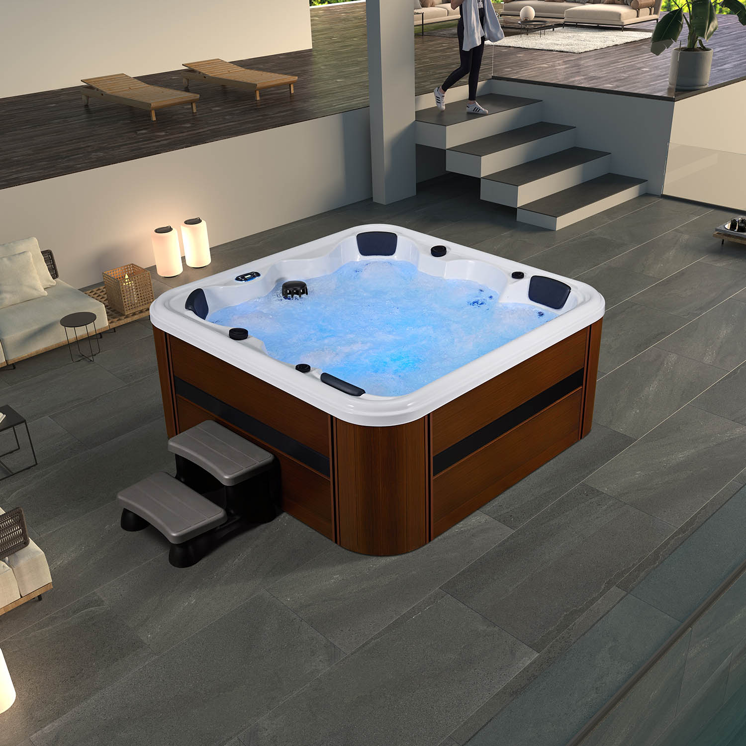 6 person luxury health massage spa tubs WS-092H