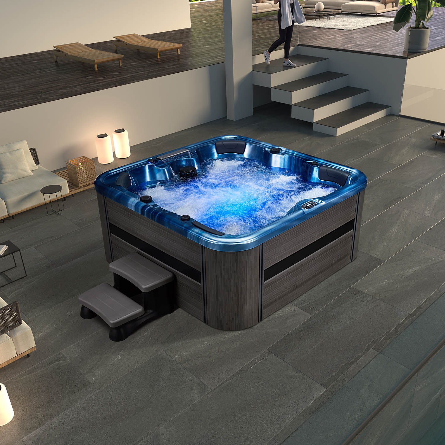 6 person high end spa luxury massage hot tubs WS-192H