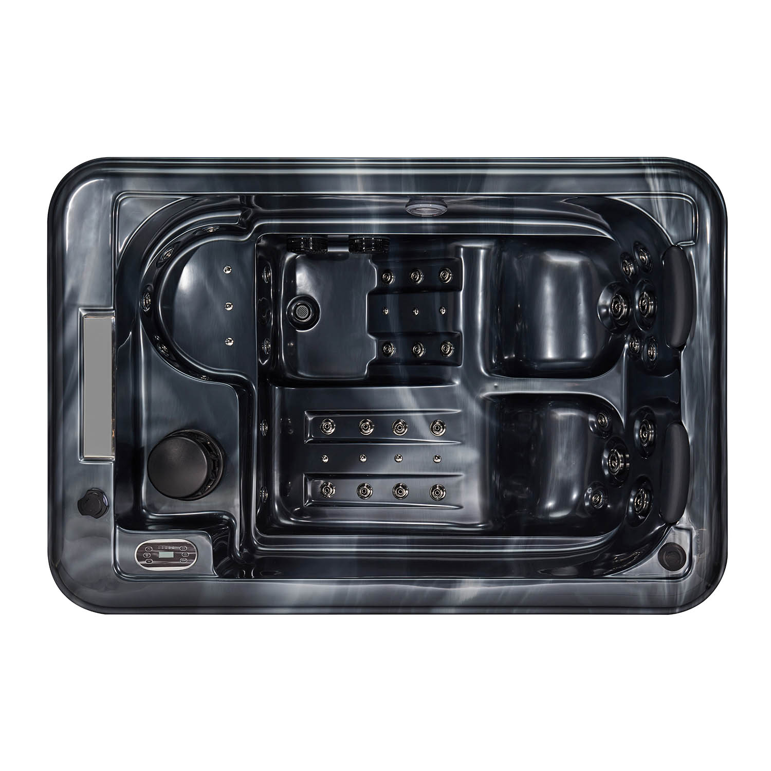 3 person luxury medical spa with private hot tubs WS-291H