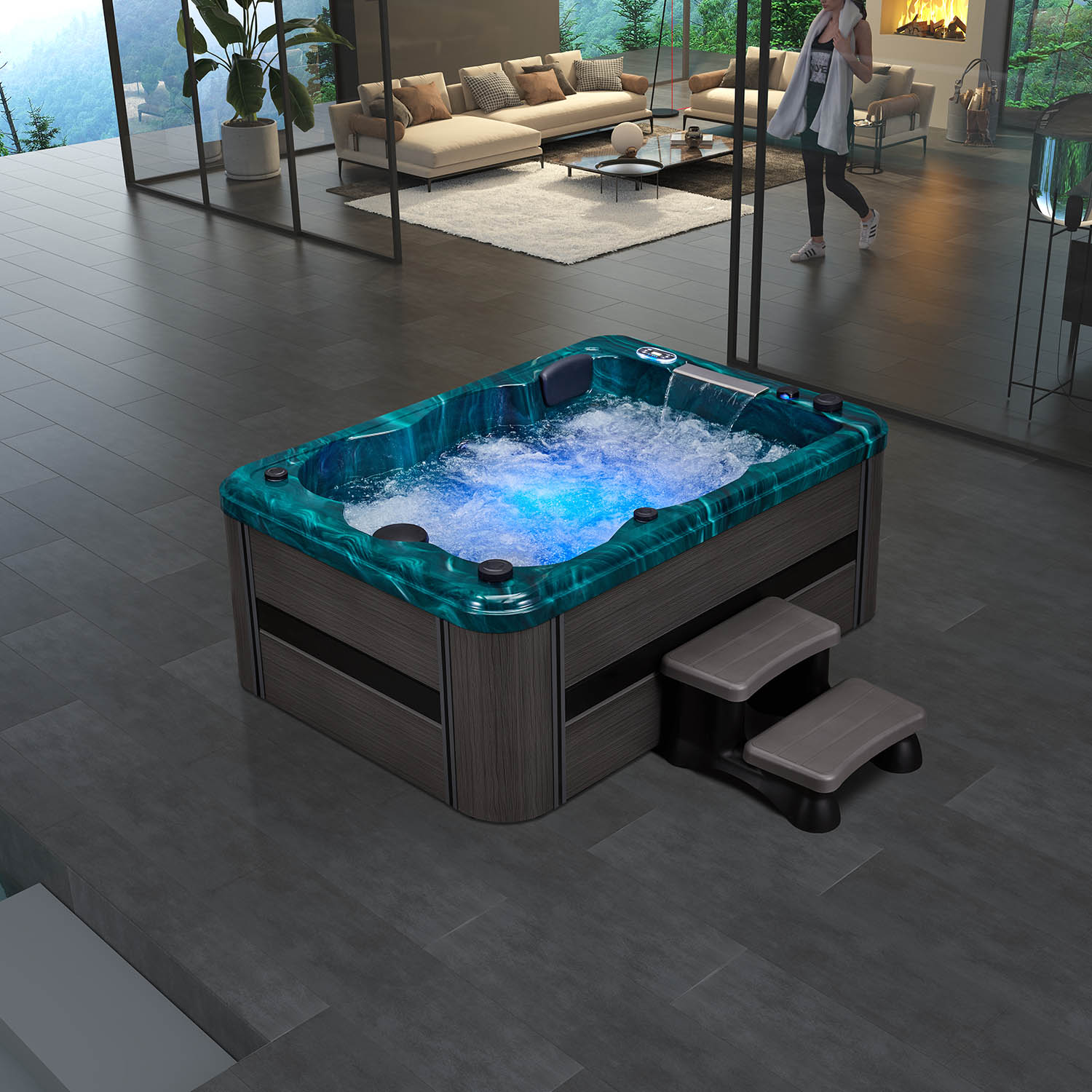5 person smart controller hottubs spa WS-294H