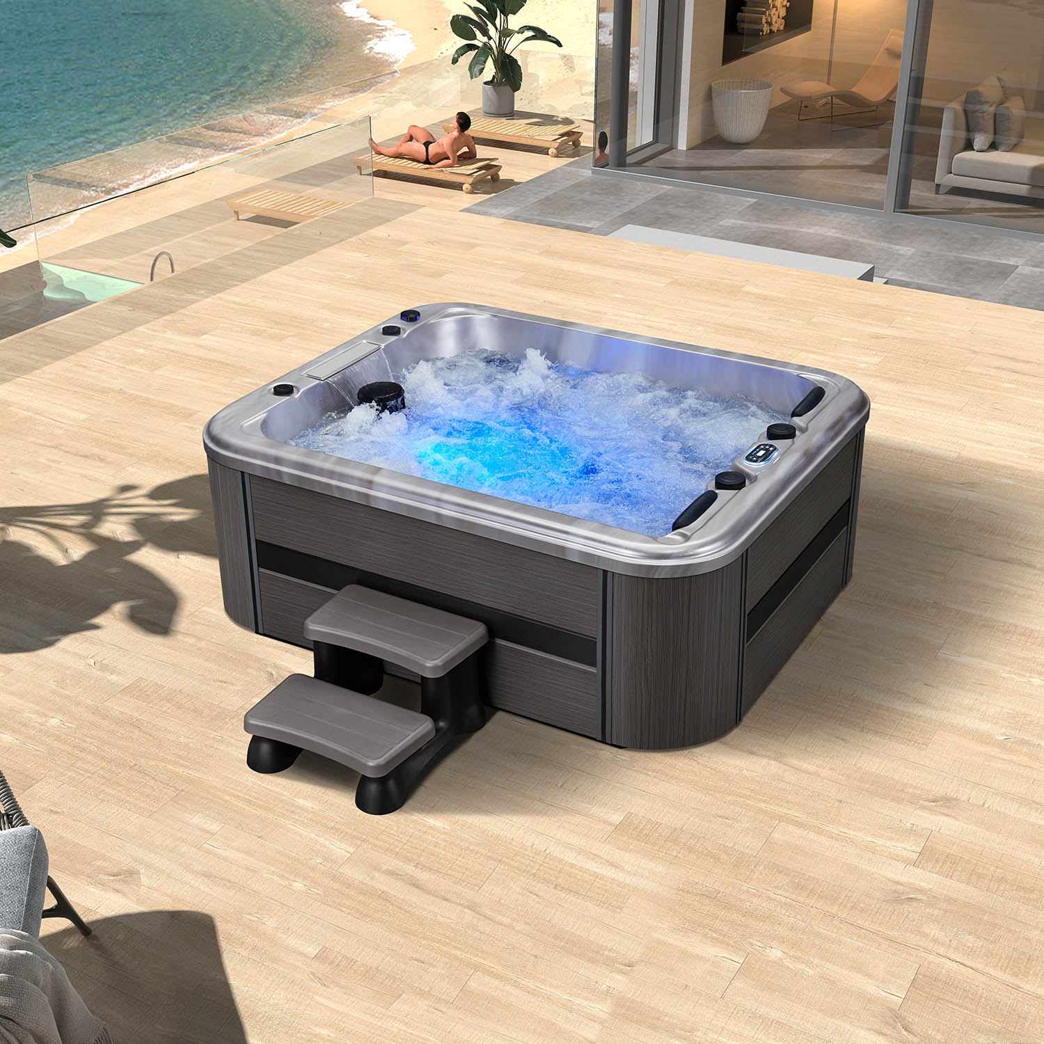 5 person high quality spa tubs private spas hottubs WS-295H