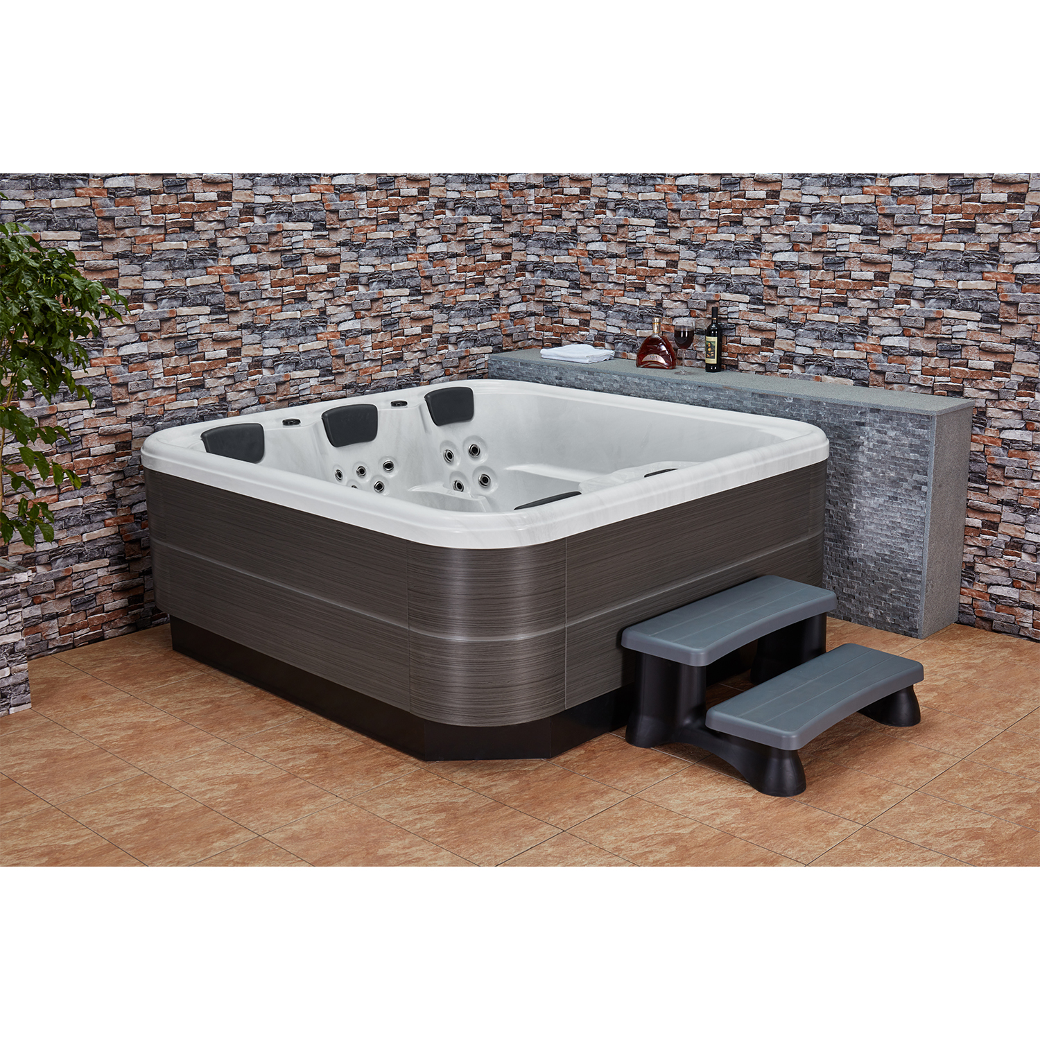 4 person afforable whirlpool massage and spa WS-193S