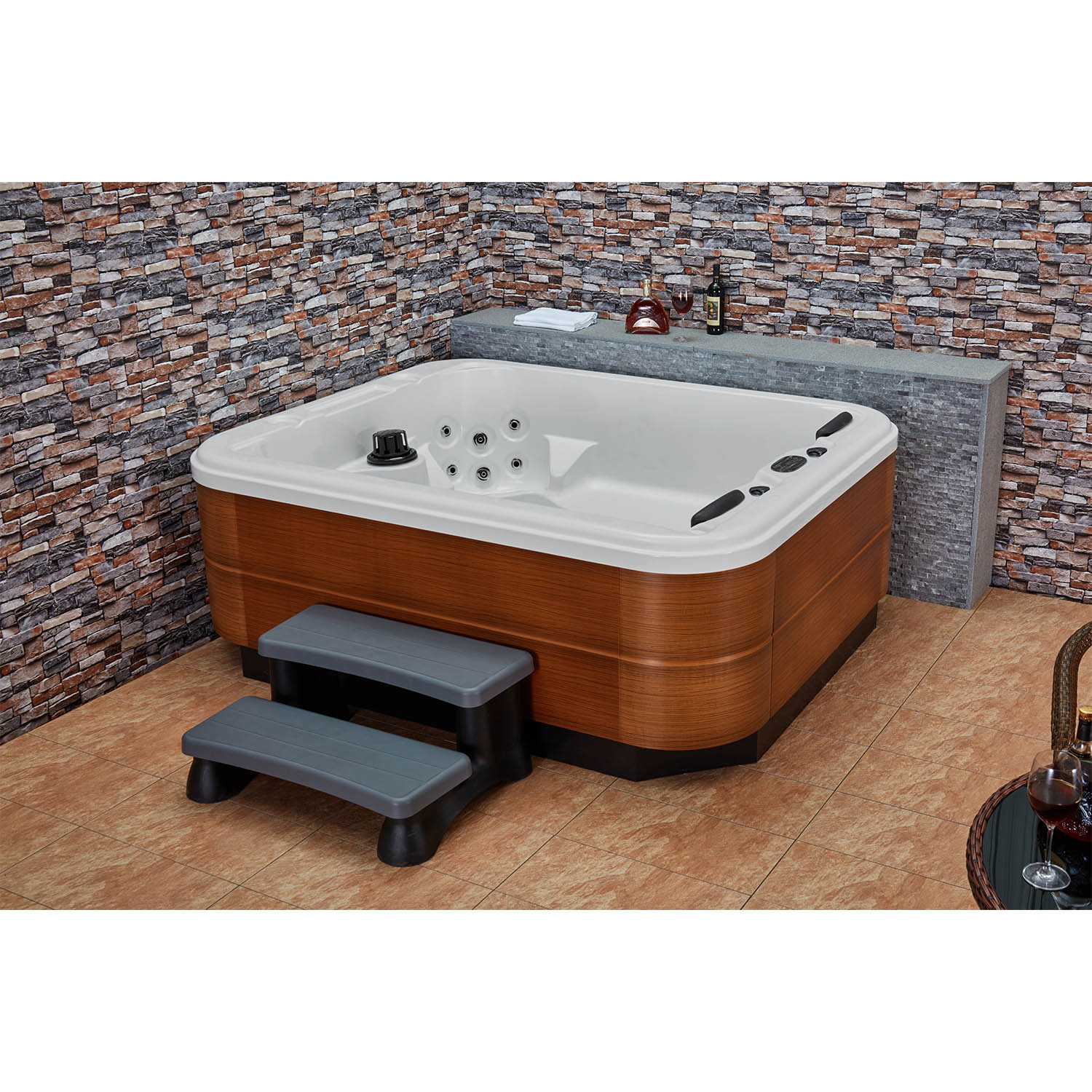 5 person hot sale outdoor spa luxury beauty spa tub WS-295S