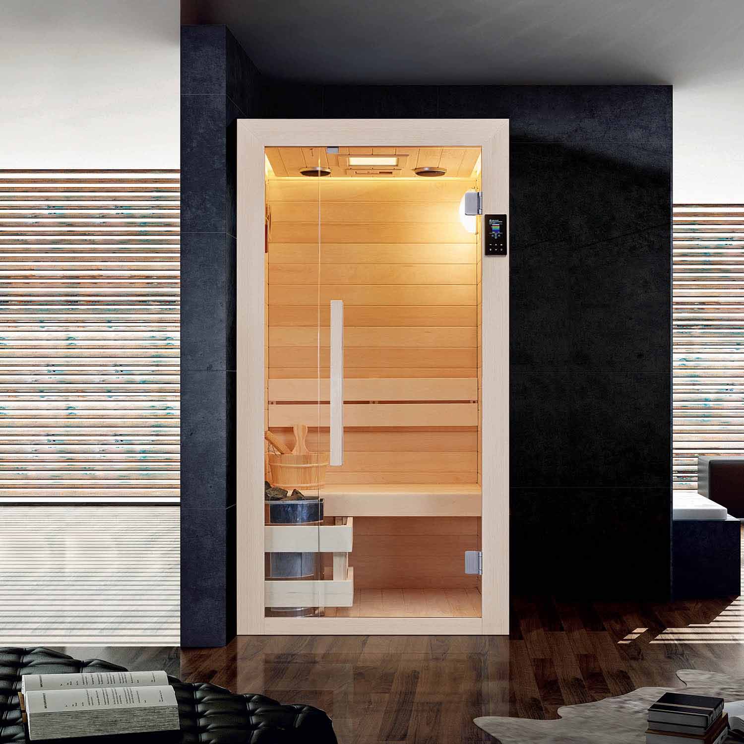 modern domestic coed steam sauna house WS-YL01