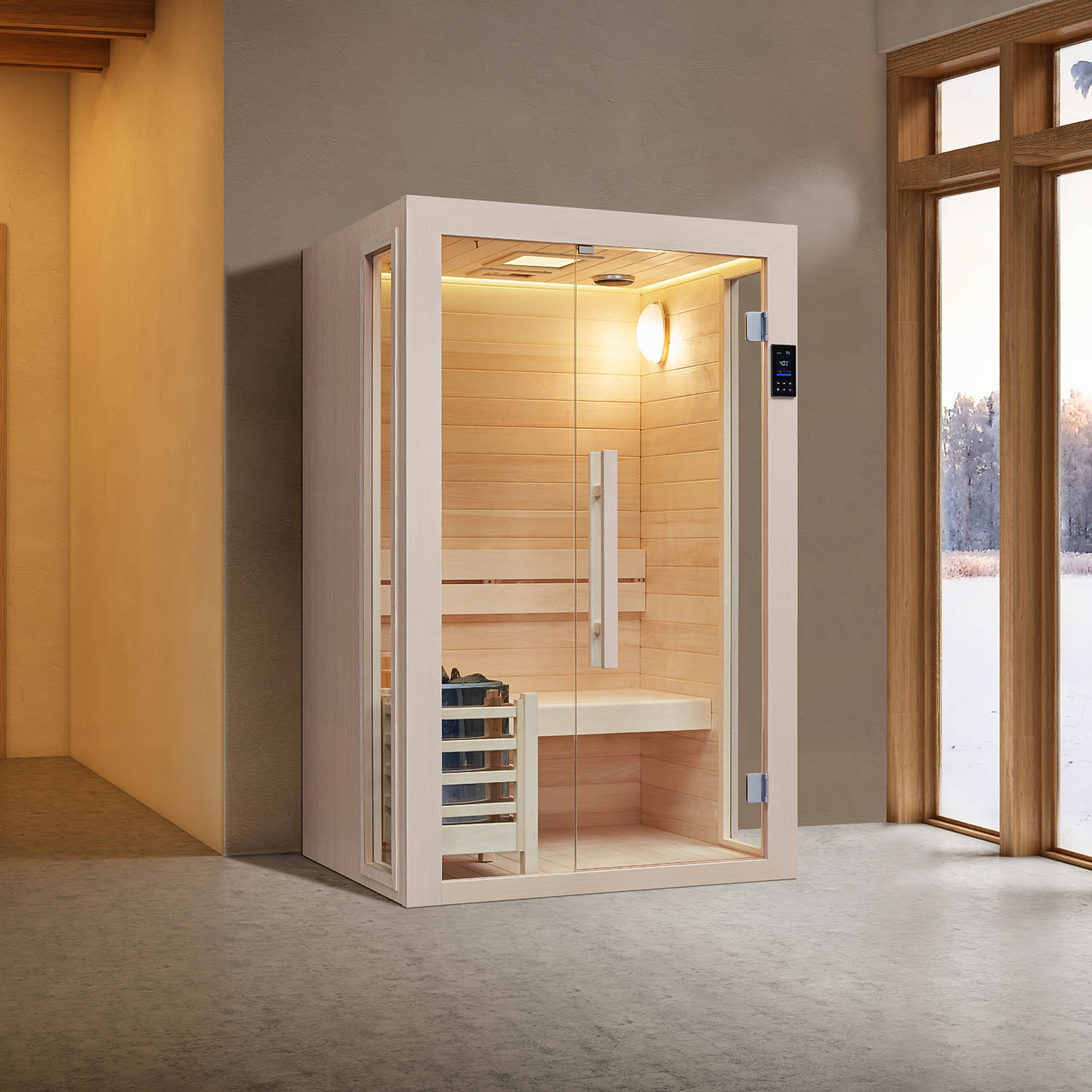coed indoor steam sauna room WS-YL06