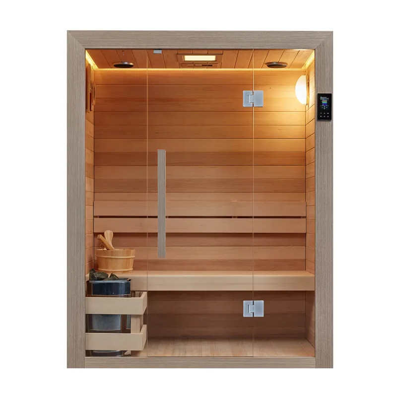 sauna de luxe en bois dans la maison WS-YL07