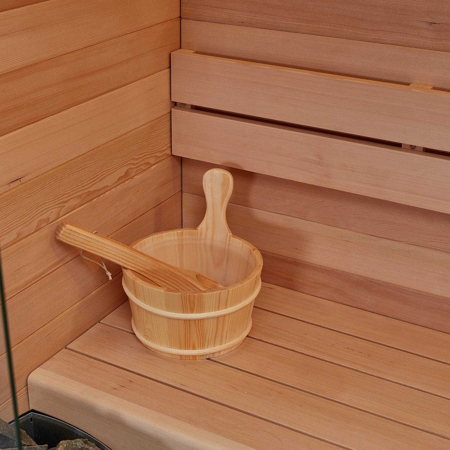 wooden luxury sauna room in home WS-YL07