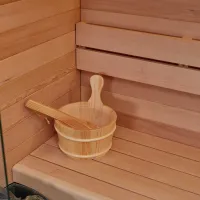 sauna de luxe en bois dans la maison WS-YL07