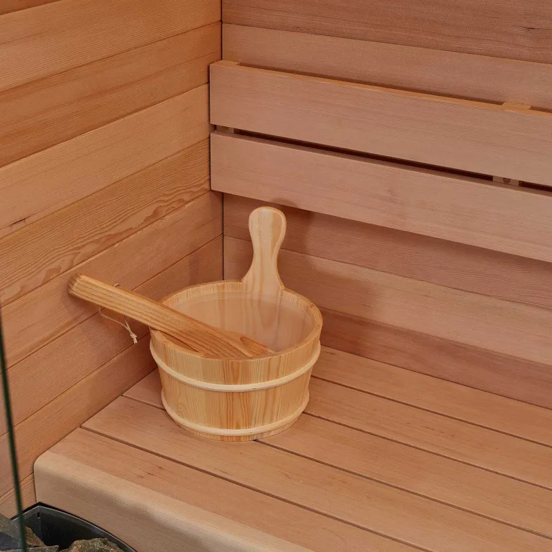 sauna de luxe en bois dans la maison WS-YL07