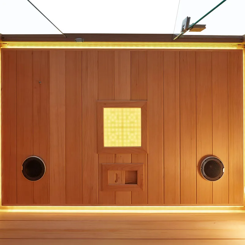 sauna de luxe en bois dans la maison WS-YL07
