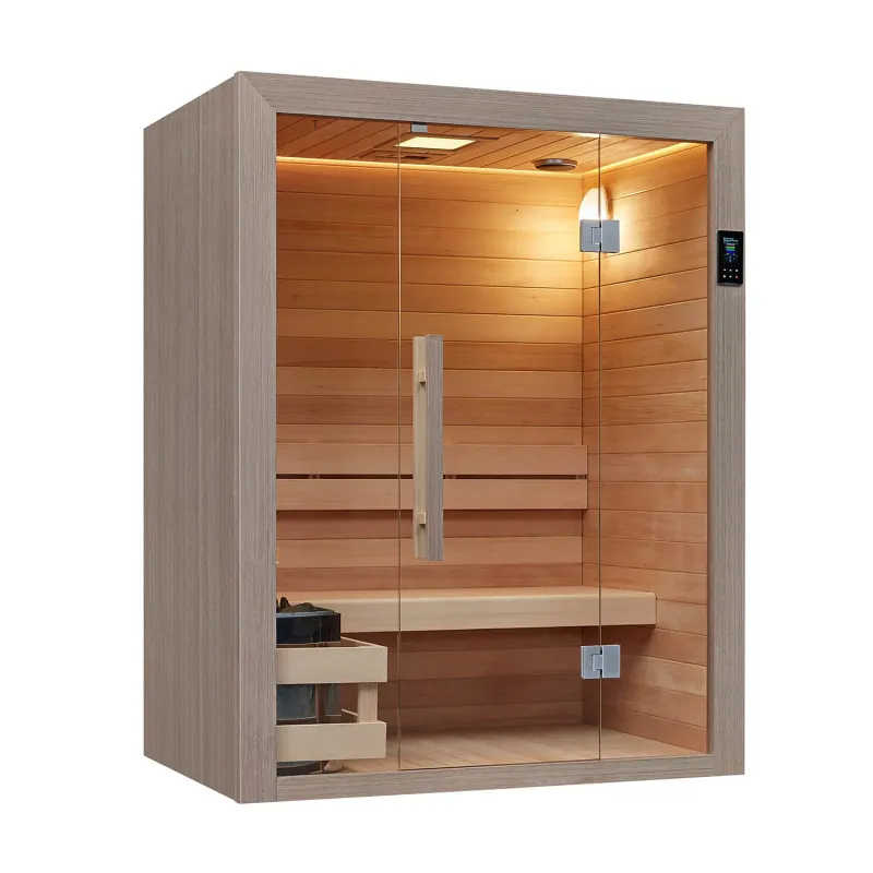 sauna de luxe en bois dans la maison WS-YL07