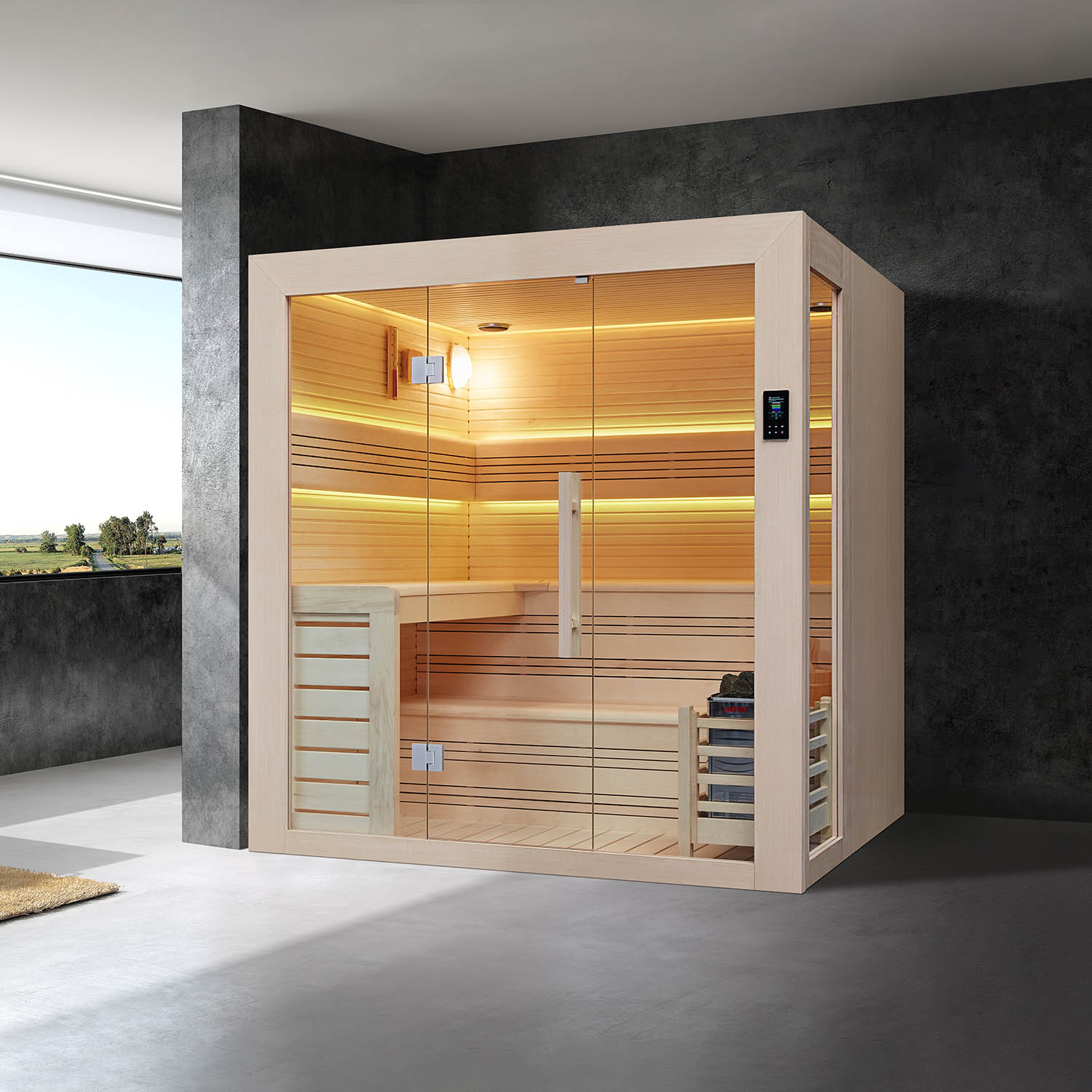 freestanding infrared dry sauna room WS-YL11