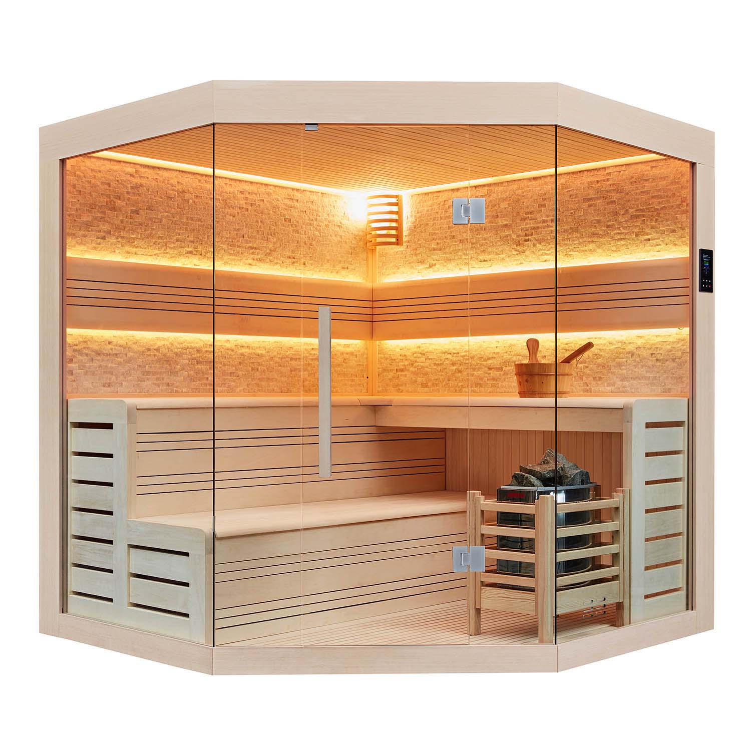 wooden steam sauna bath at home WS-YL14
