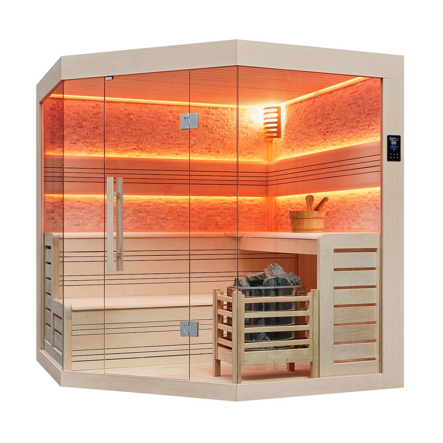 wooden steam sauna bath at home WS-YL14