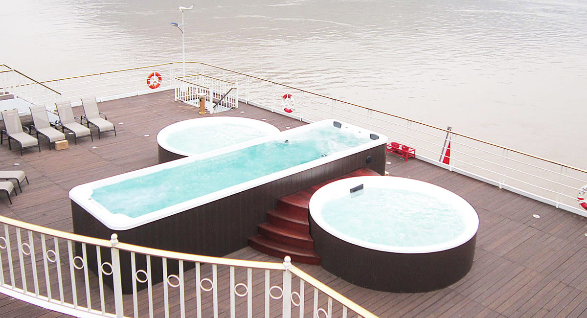 The Yangtze River Gold 2 Cruise Ship Use Massage Pool and Swimming Spa Project