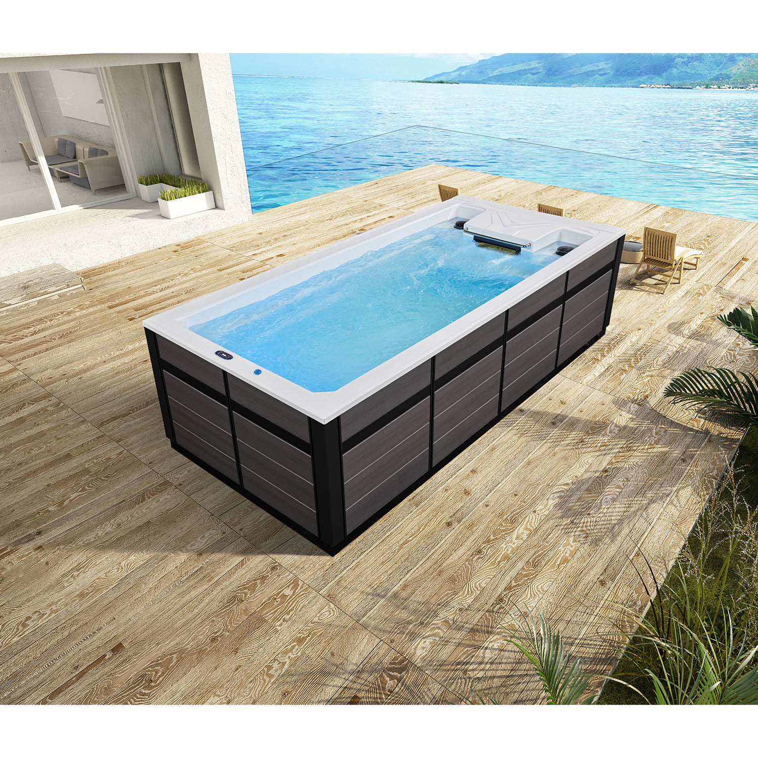 5m home endless pool swim spa WS-PC05ST
