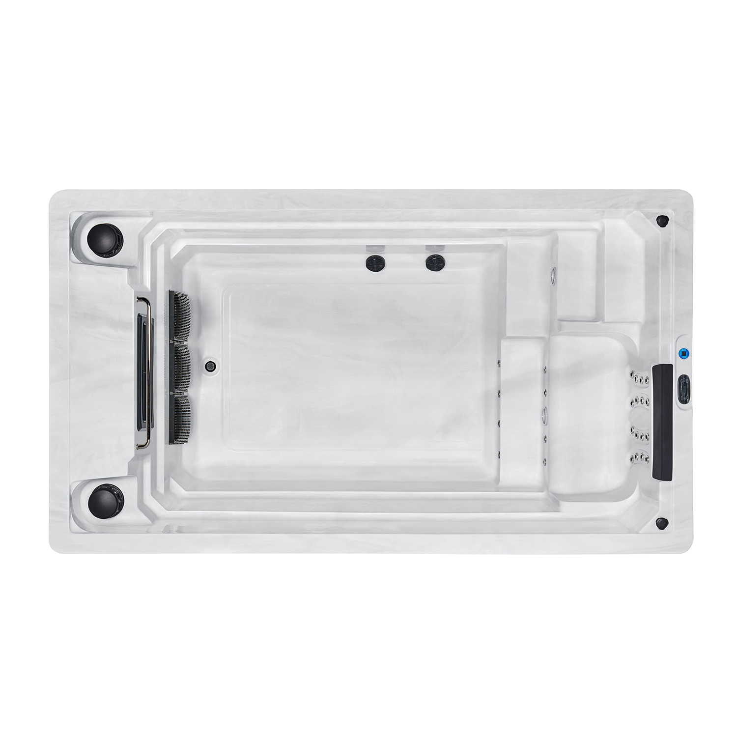 heated endless swim spa hot tub swimming pool combination WS-115AIII