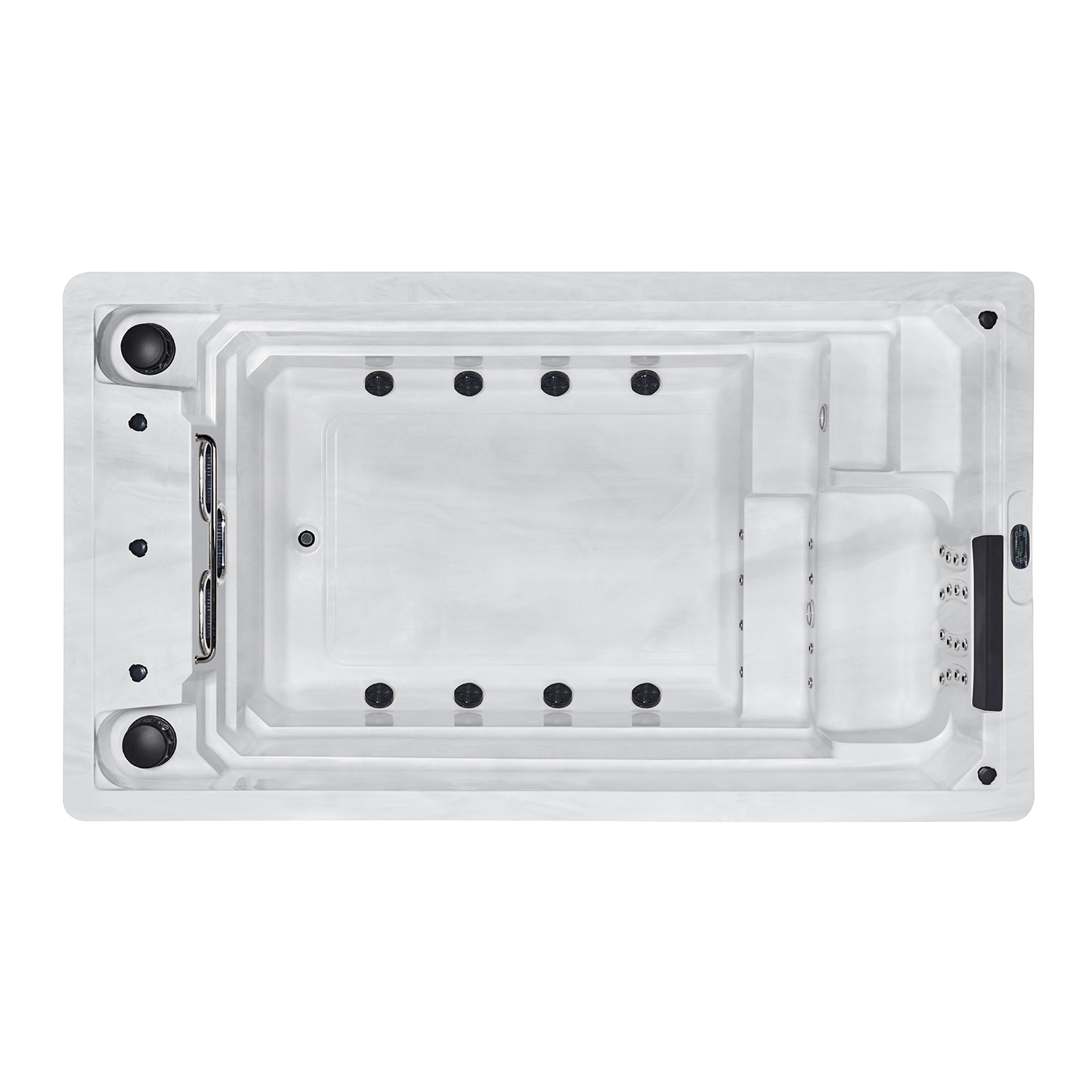 heated endless swim spa hot tub swimming pool combination WS-115AIII-U
