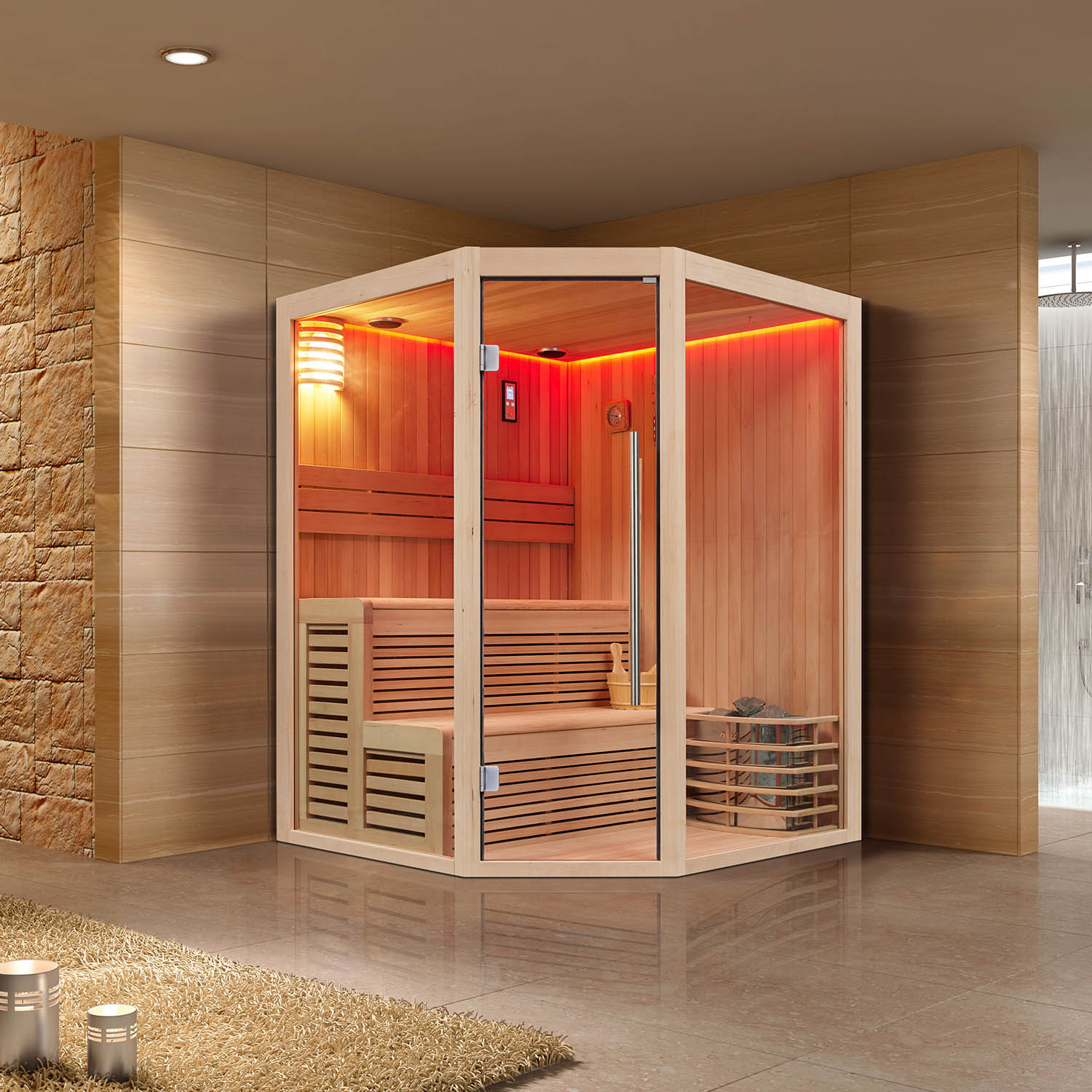 individual indoor steam sauna room WS-CC01