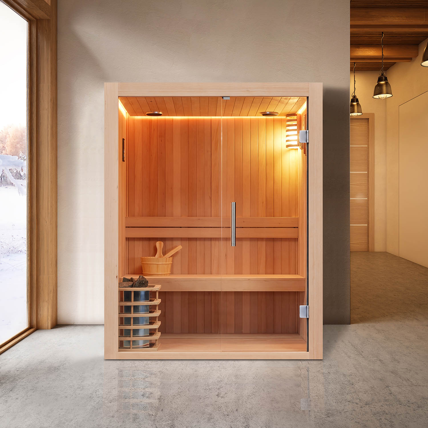 individual indoor steam sauna room WS-CC03