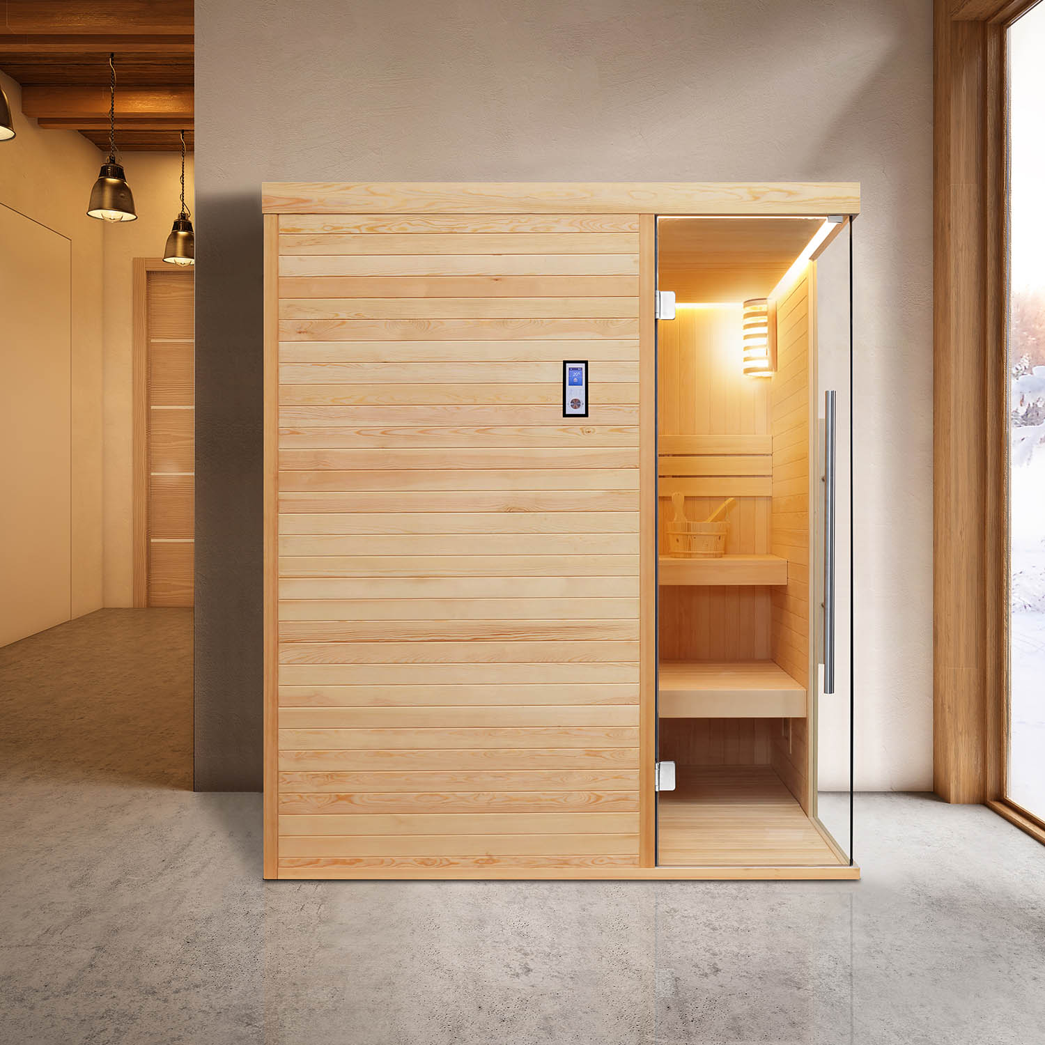 individual indoor steam sauna room WS-CC05