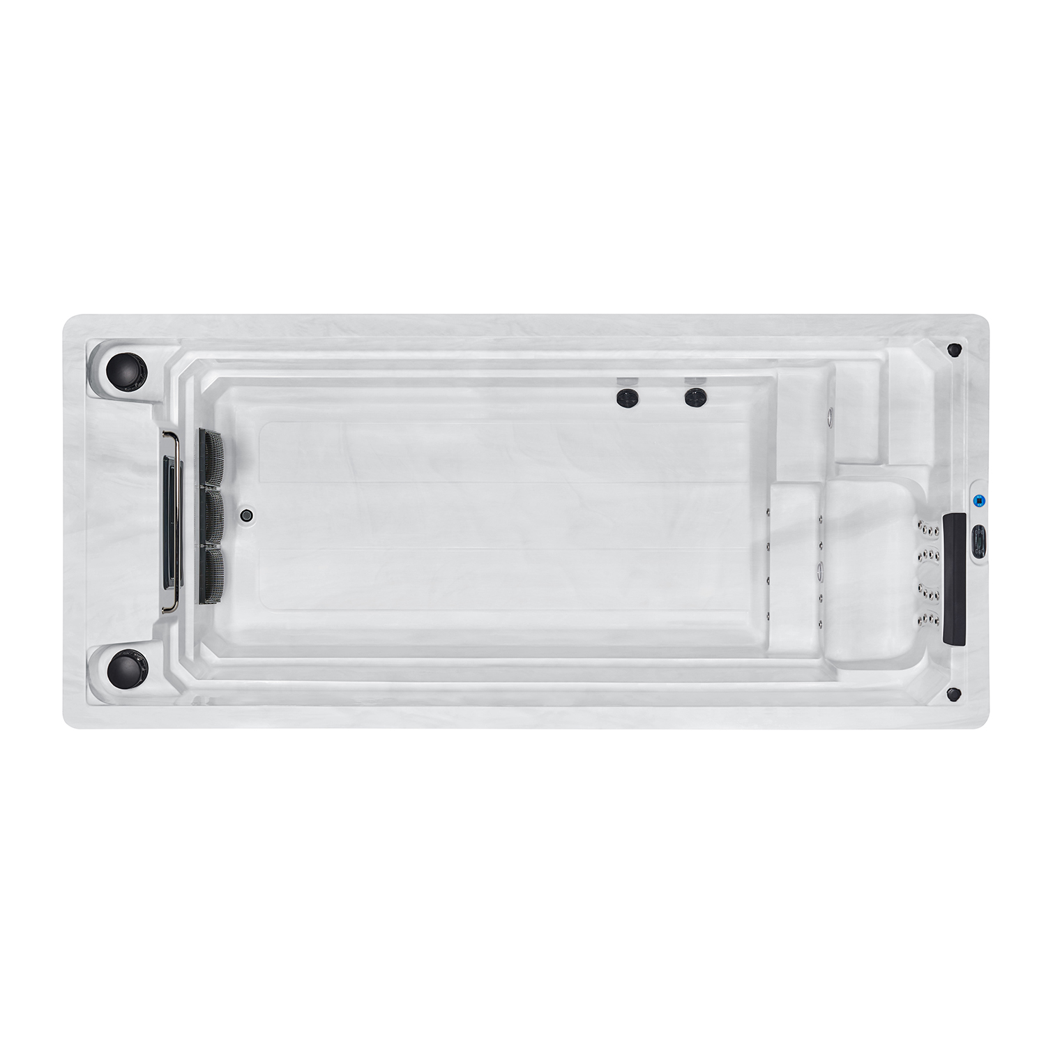 endless pool swim spa small inground spa WS-115FIII