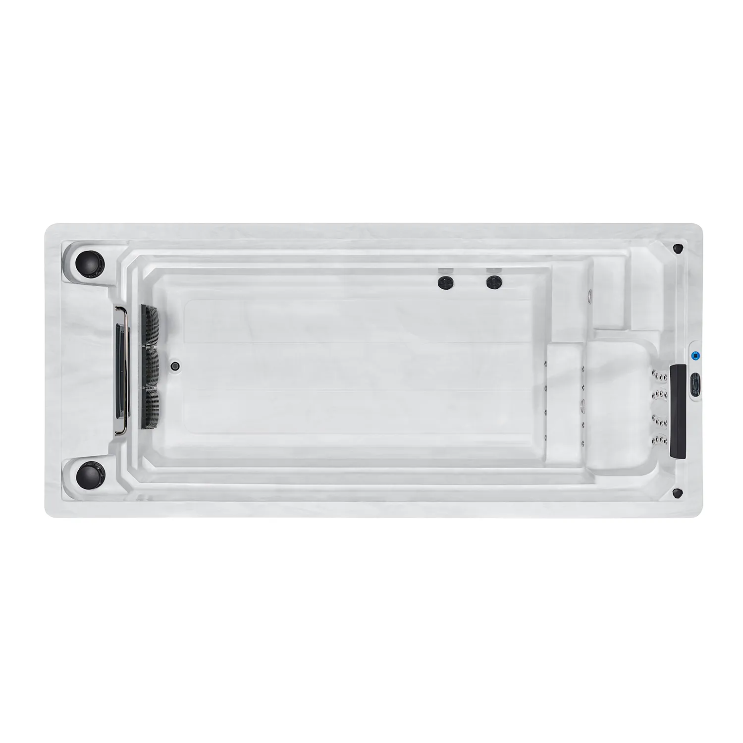 endless pool swim spa small inground spa WS-115FIII
