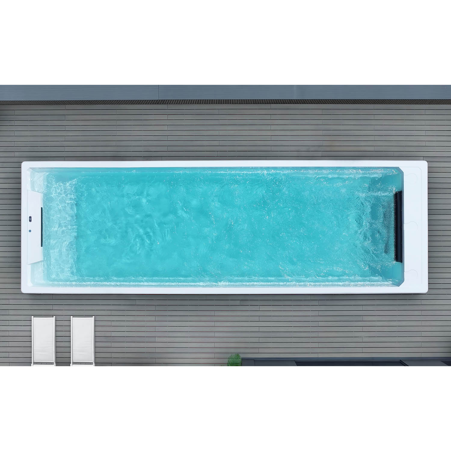 12 Meter moderner Swim Spa Endlospool Hydropool Swim Spa WS-EP3812T Plus
