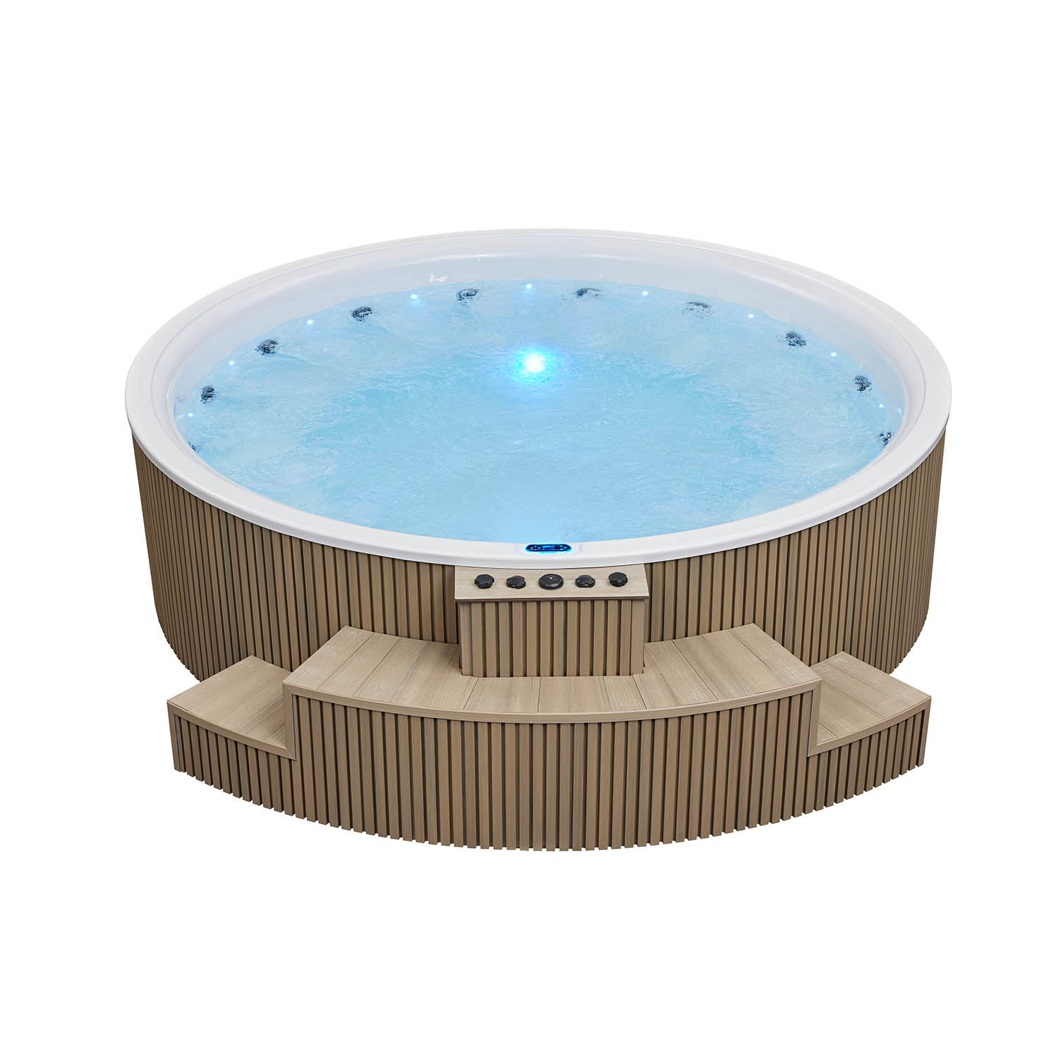 16 person high end massage and spa colorful light hottub spa WS-CP3800