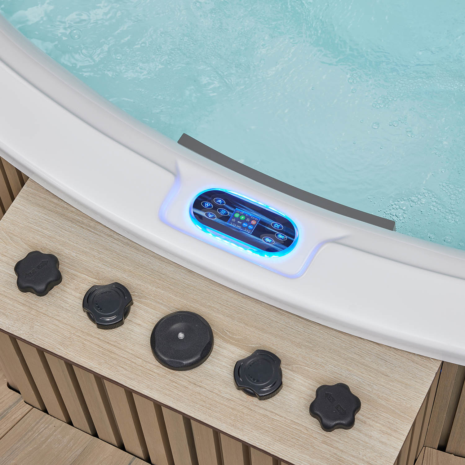 16 person high end massage and spa colorful light hottub spa WS-CP3800