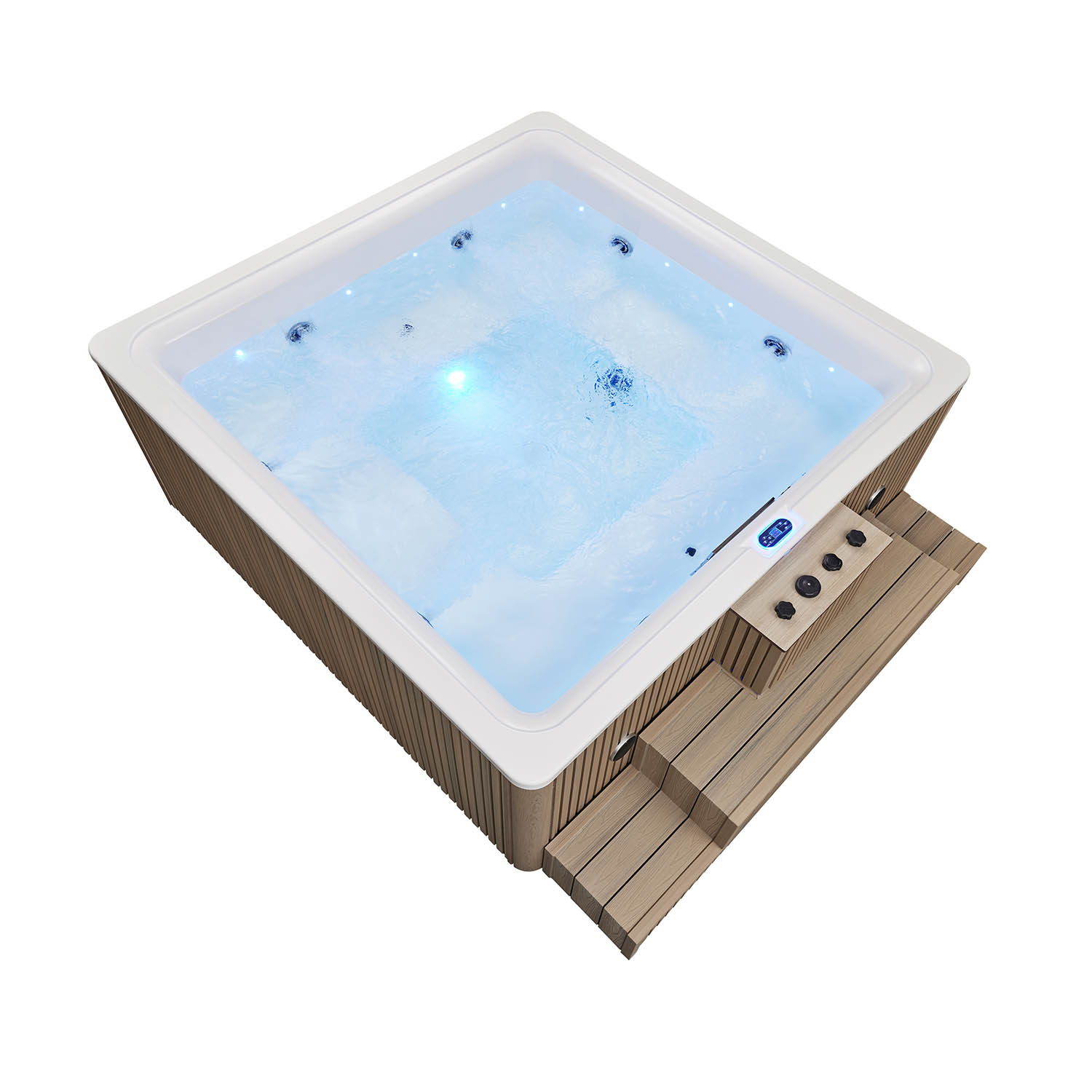 8 person high end massage and spa colorful light hottub spa WS-SP2800