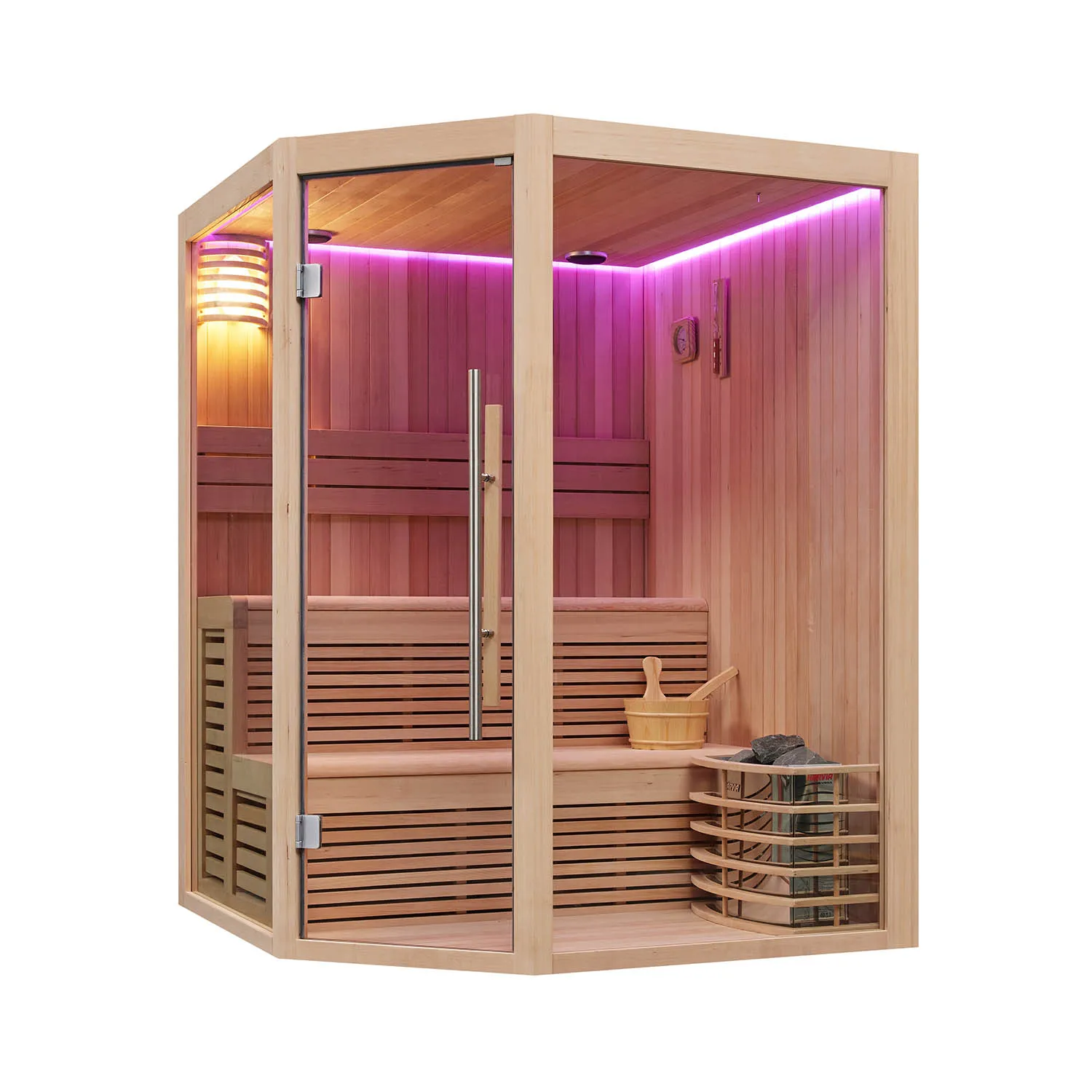 dry sauna room