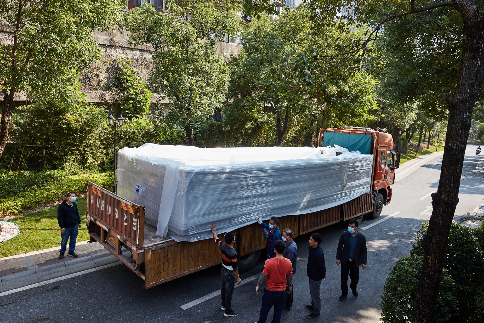 Foshan Nanhai Lishui Poly Purple Mountain Garden Installation Case WS-130AIII