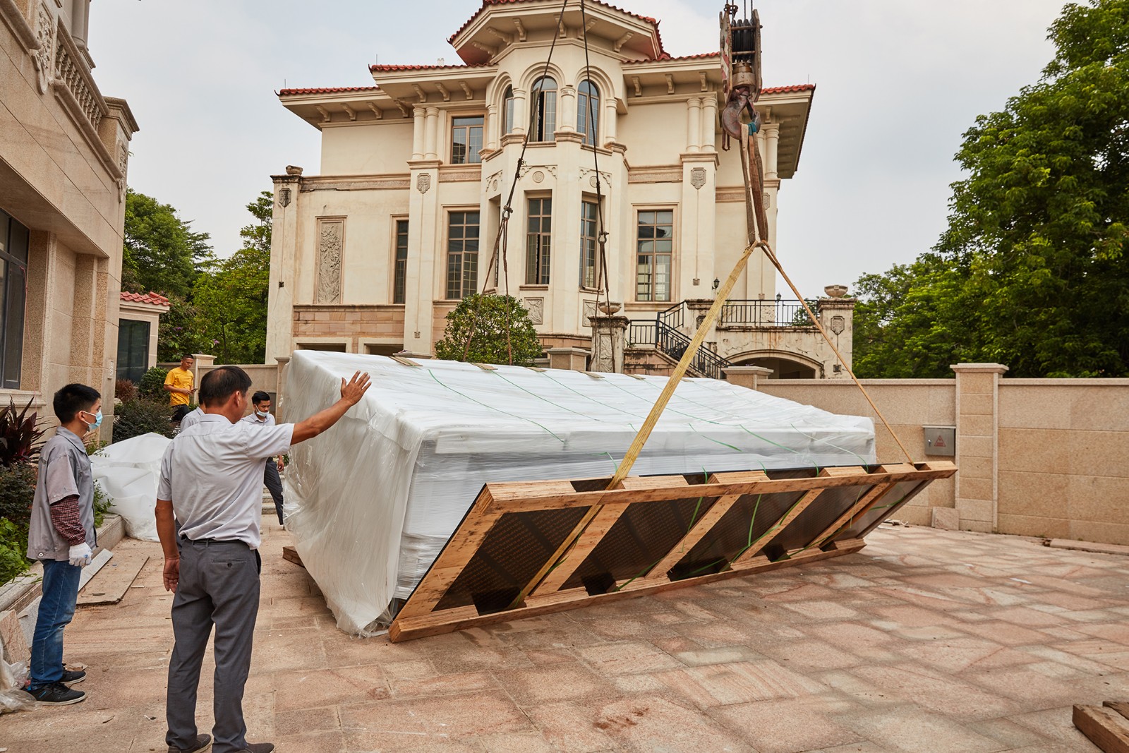 Foshan Sanshui Liri Swan Lake Installation Case WS-PC07ST