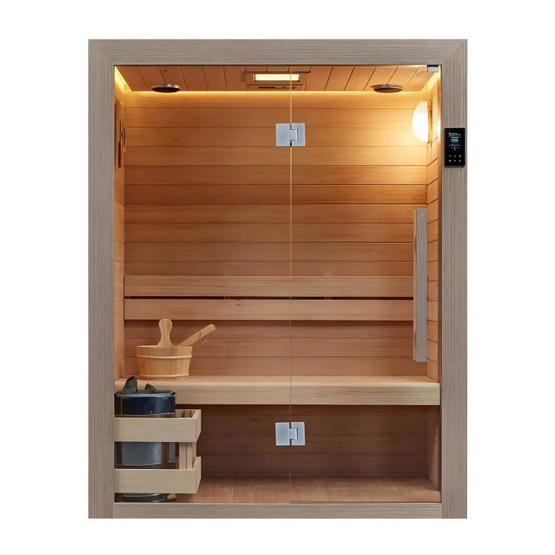 What is an indoor sauna room?