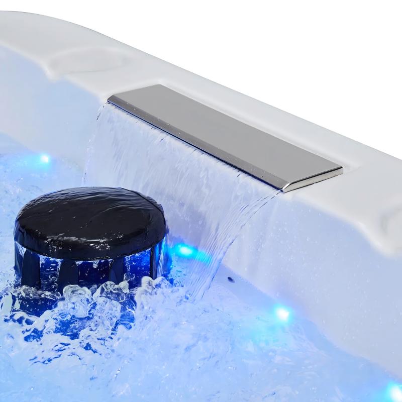 Should a spa jacuzzi bathtub be placed indoors or outdoors?