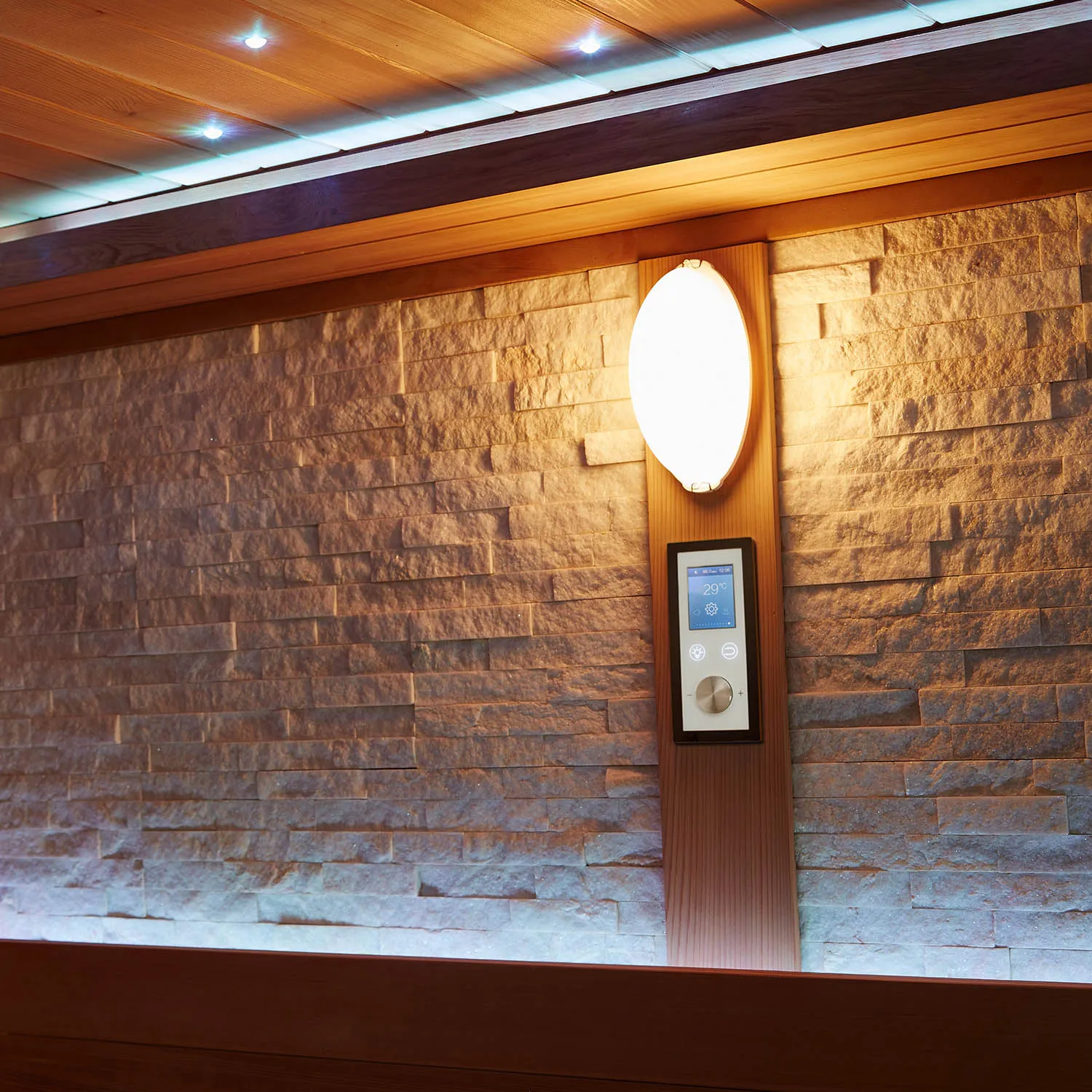 outdoor steam sauna room