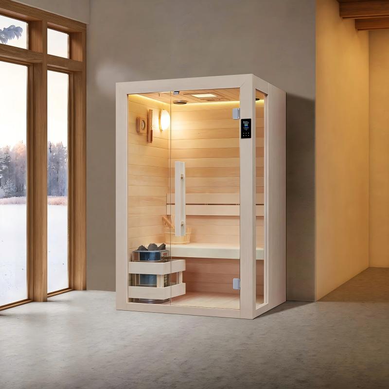Is it better to use a steam sauna first or a dry sauna first?