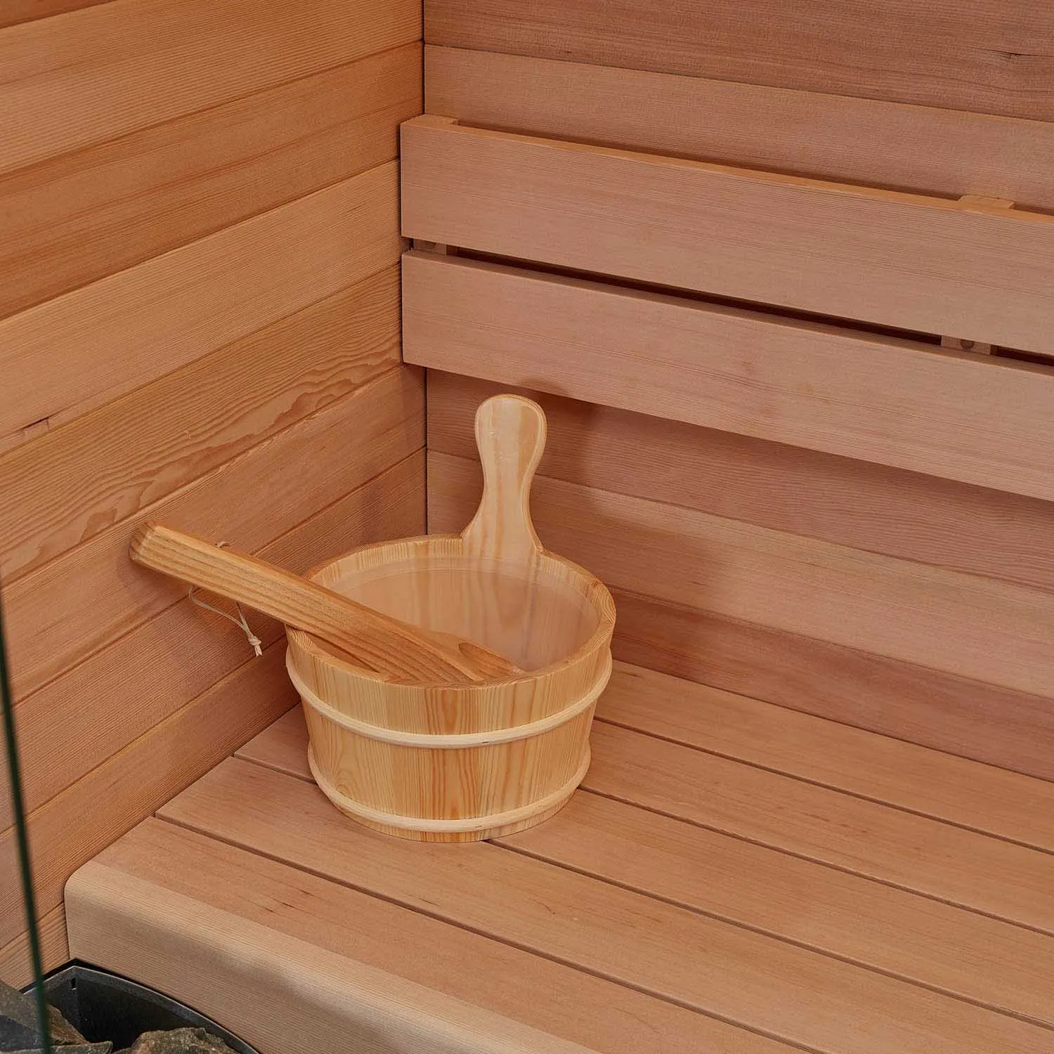 outdoor sauna room