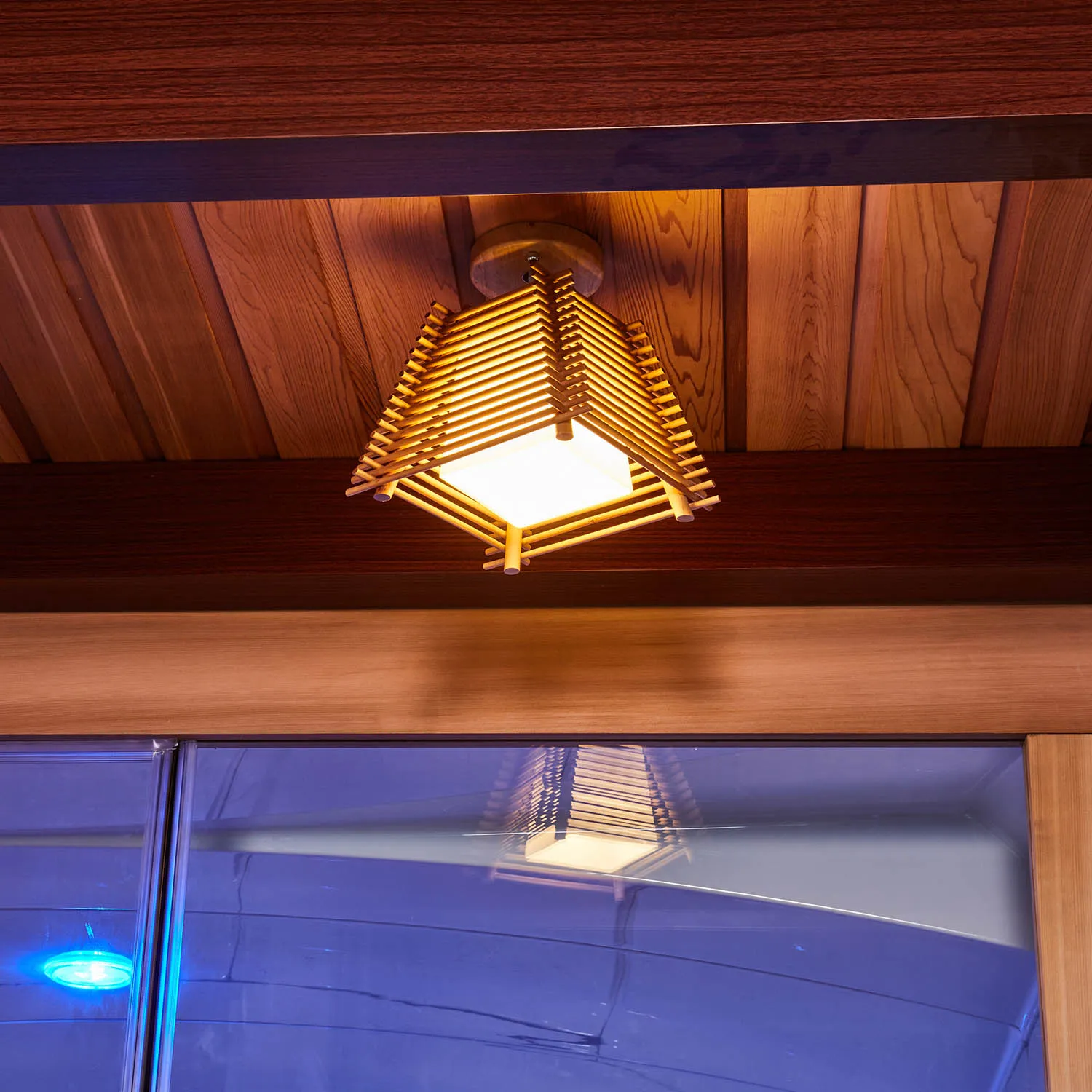 outdoor sauna room