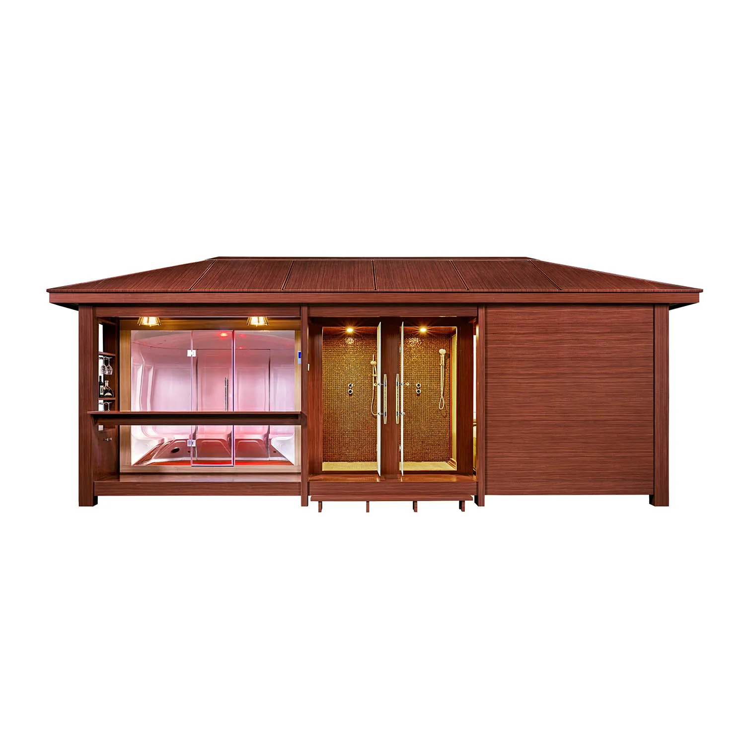 outdoor sauna room